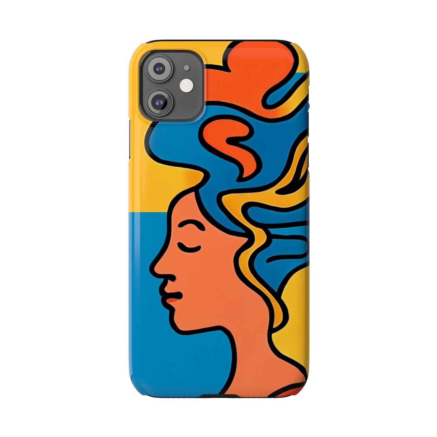 Stylish Slim Phone Cases with Colorful Abstract Design