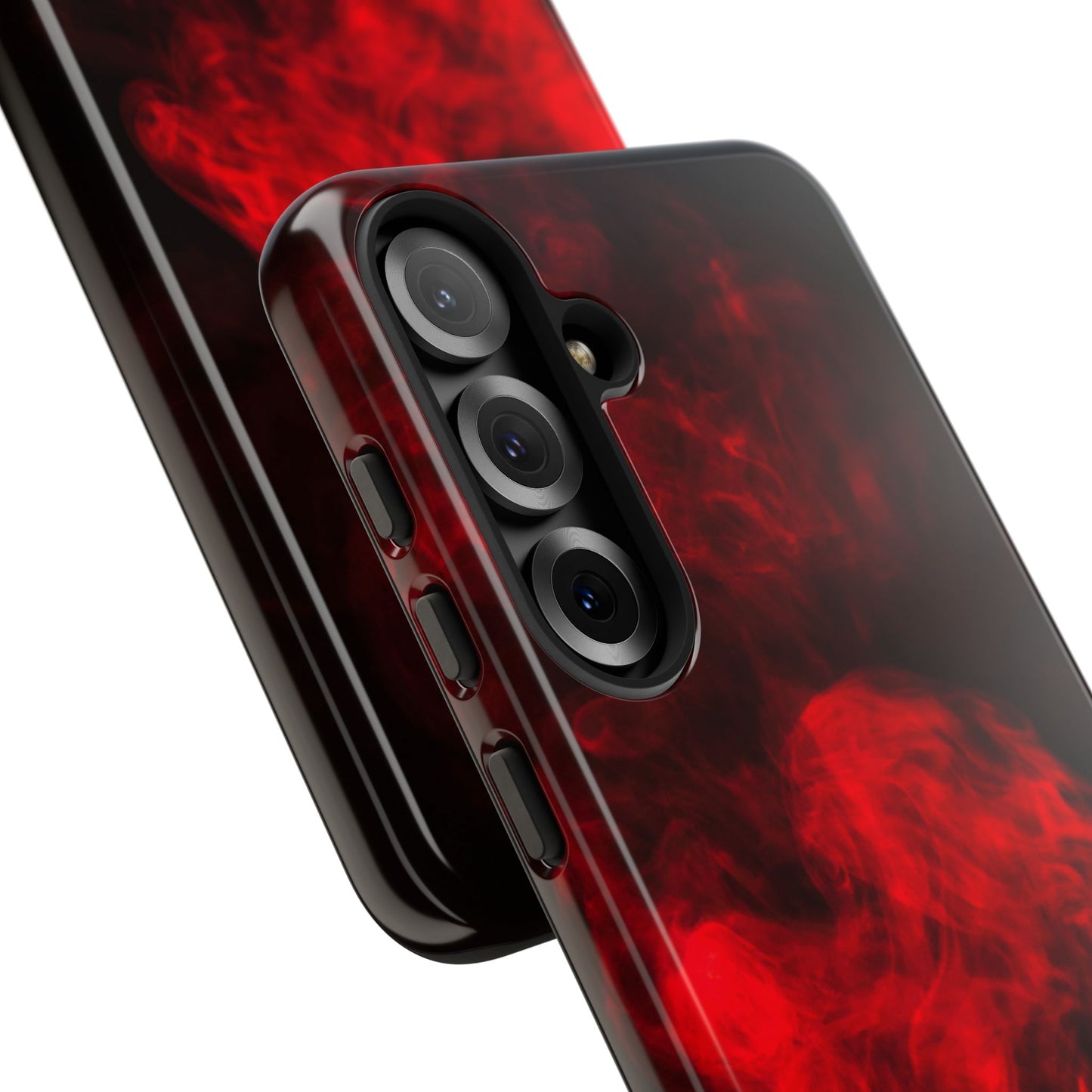 Bold Red Smoke Phone Case – Tough Cases for Protection and Style