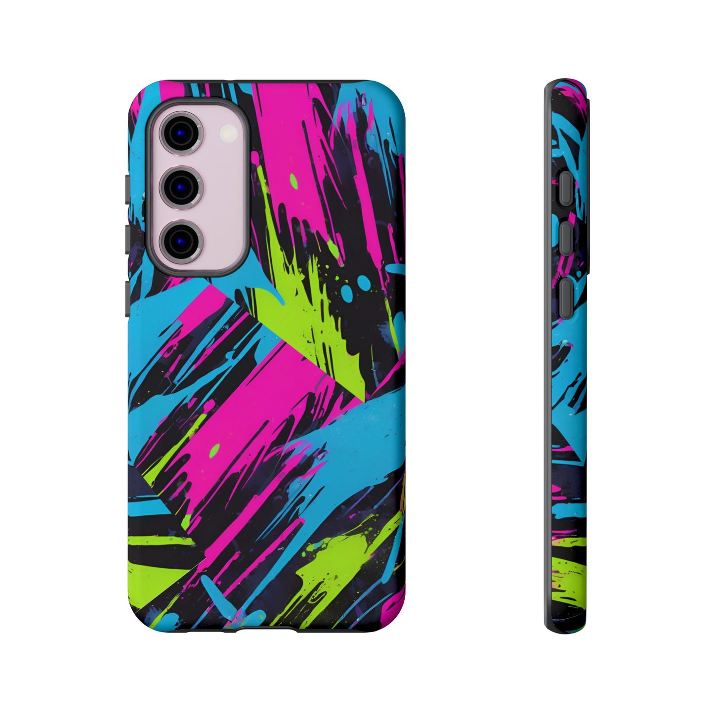 Vibrant Phone Case - Tough Cases with Bold Color Burst Design
