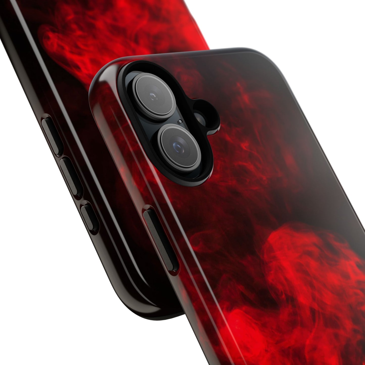 Bold Red Smoke Phone Case – Tough Cases for Protection and Style