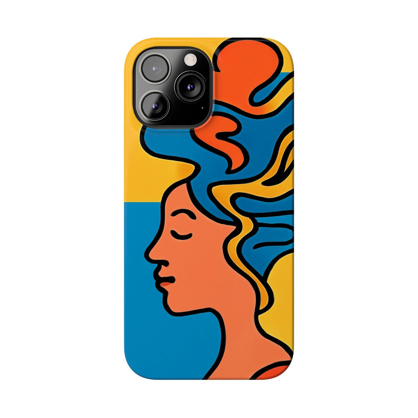 Stylish Slim Phone Cases with Colorful Abstract Design