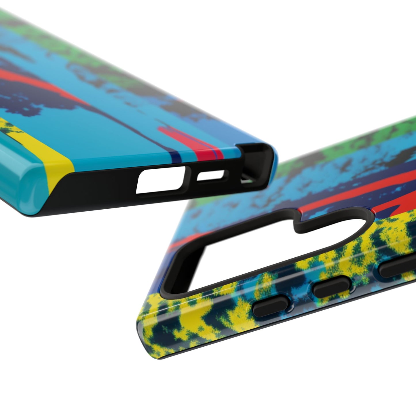 Phone Case - Colorful Forest Design Tough Case