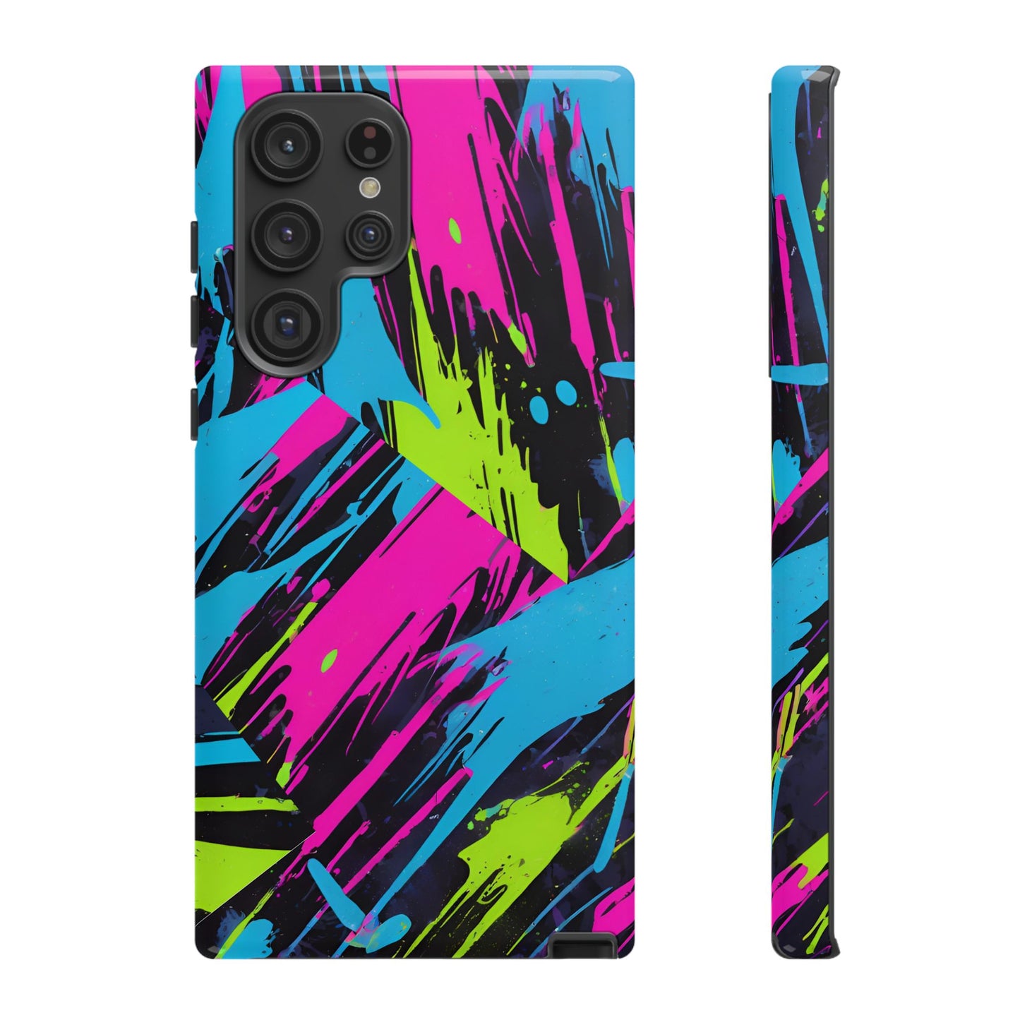Vibrant Phone Case - Tough Cases with Bold Color Burst Design
