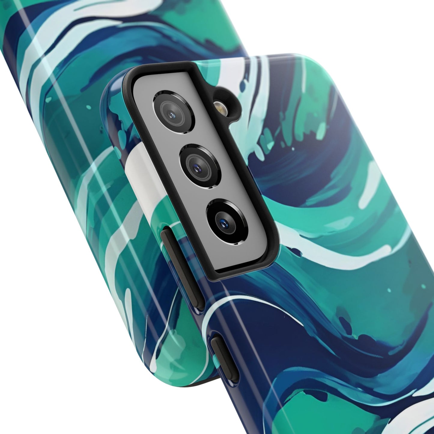 Ocean Wave Tough Phone Case - Durable Protection