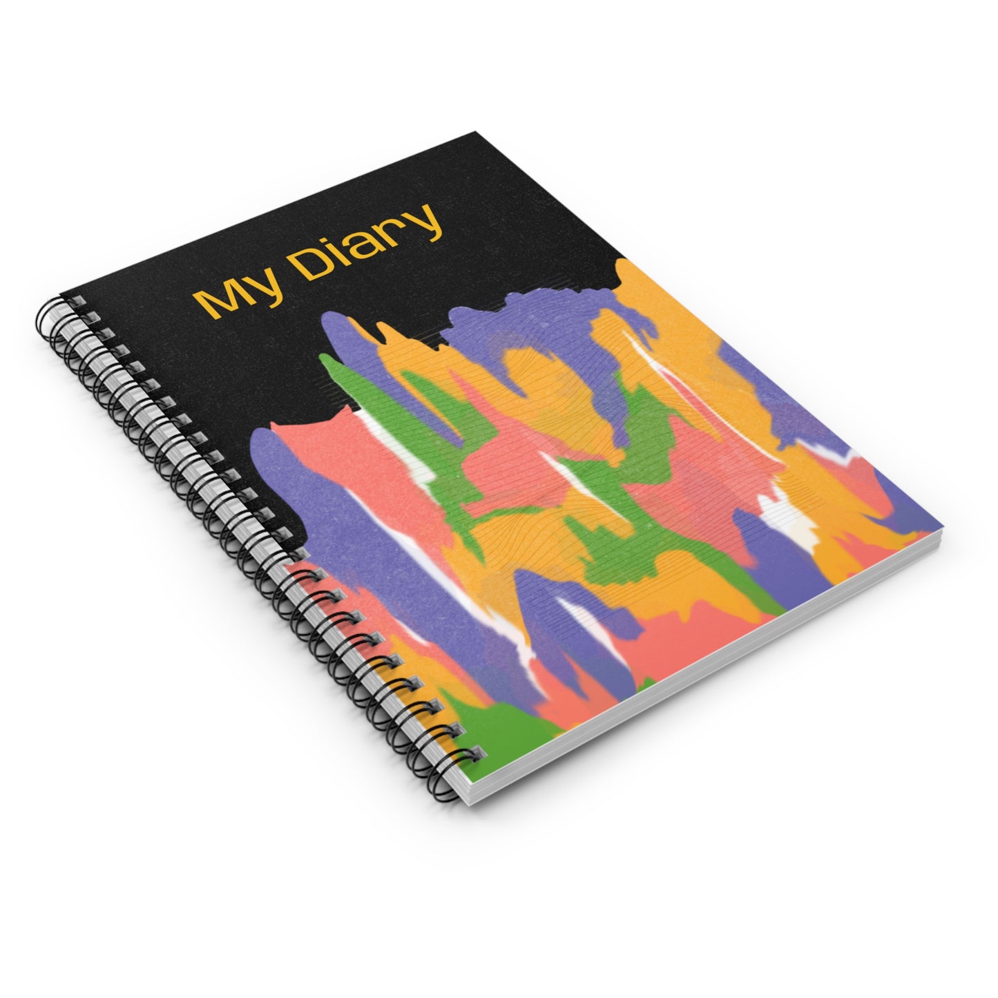 Colorful Spiral Notebook - My Diary for Creative Minds