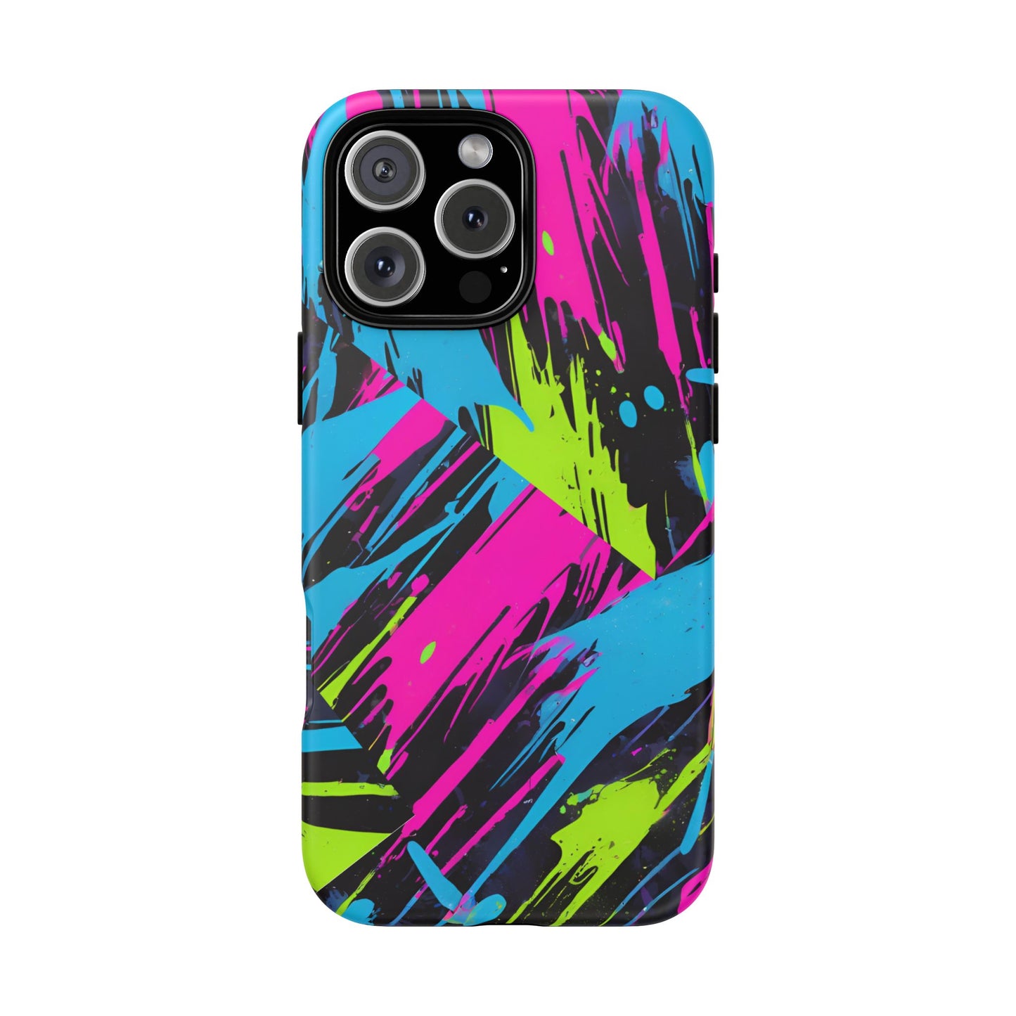 Vibrant Phone Case - Tough Cases with Bold Color Burst Design