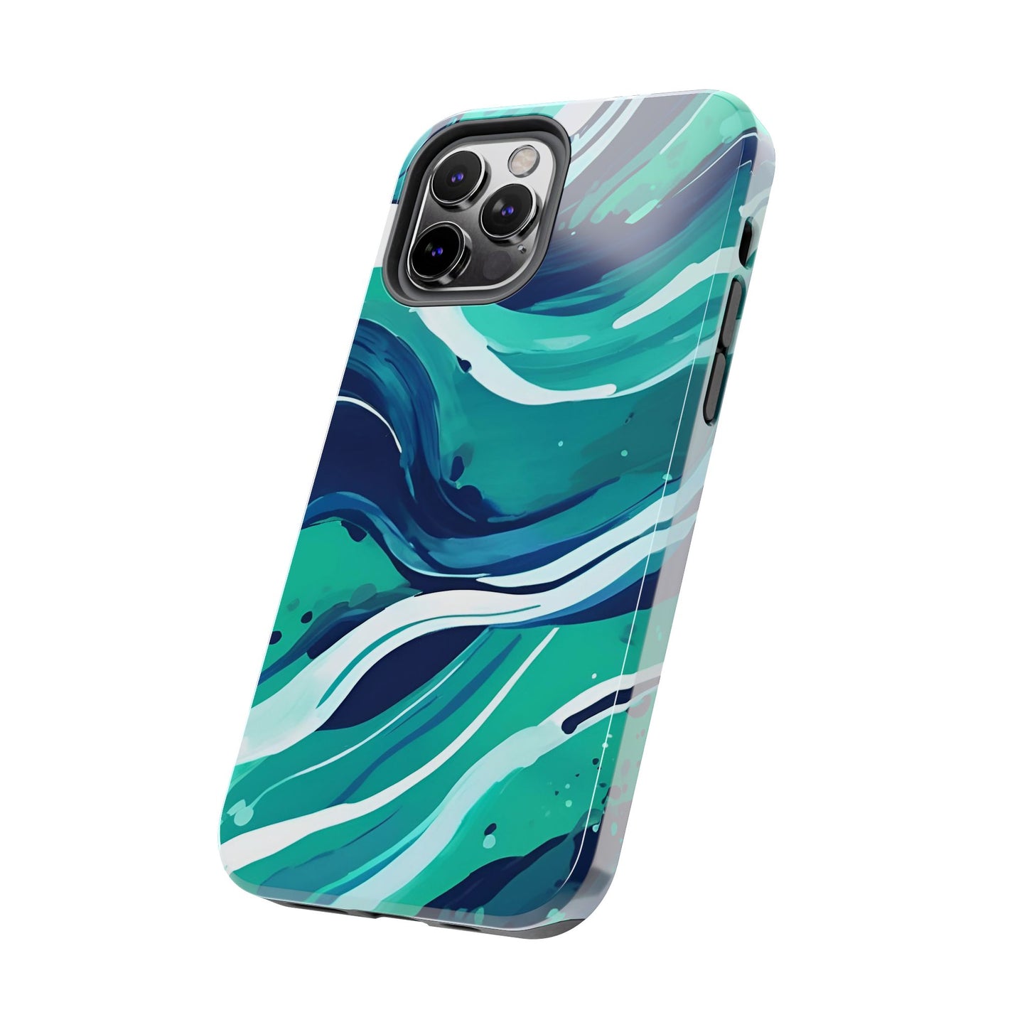 Ocean Wave Tough Phone Case - Durable Protection