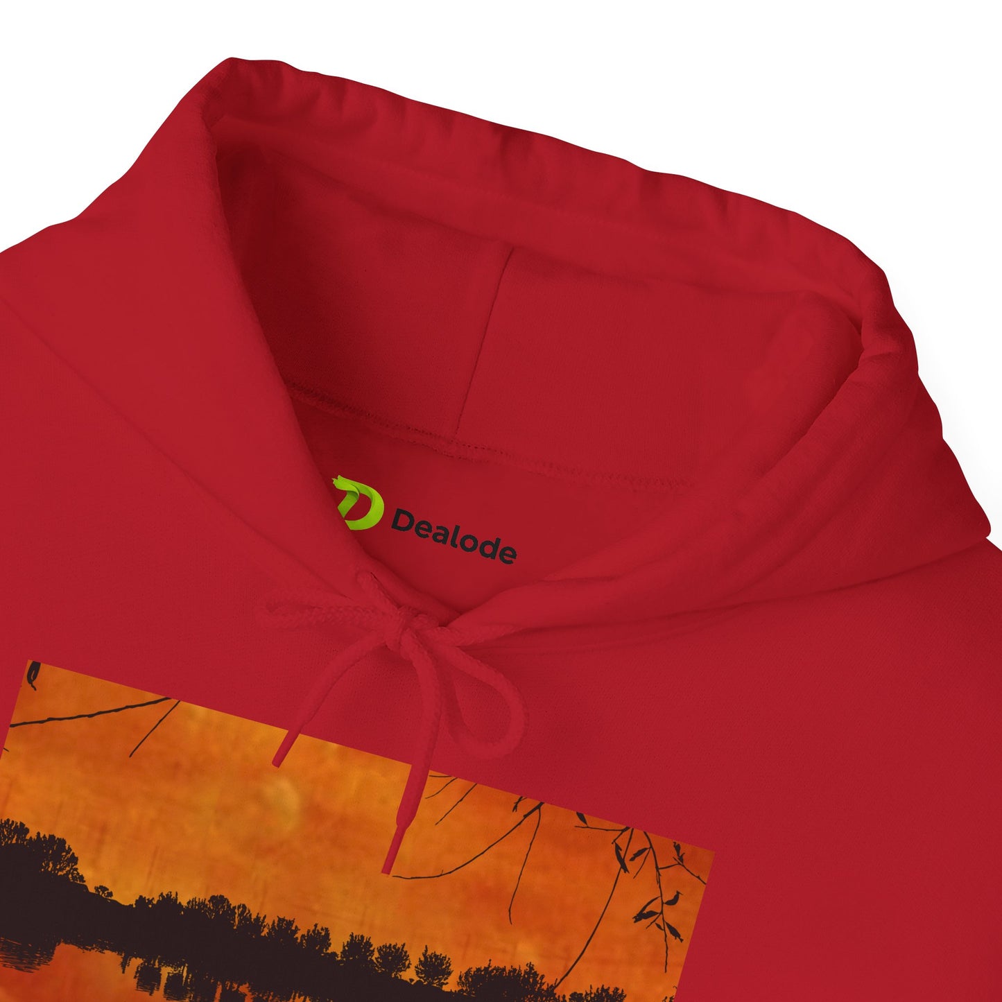 Sunset Reflection Hoodie - Cozy Unisex Heavy Blend™ Sweatshirt with Vibrant Nature Design