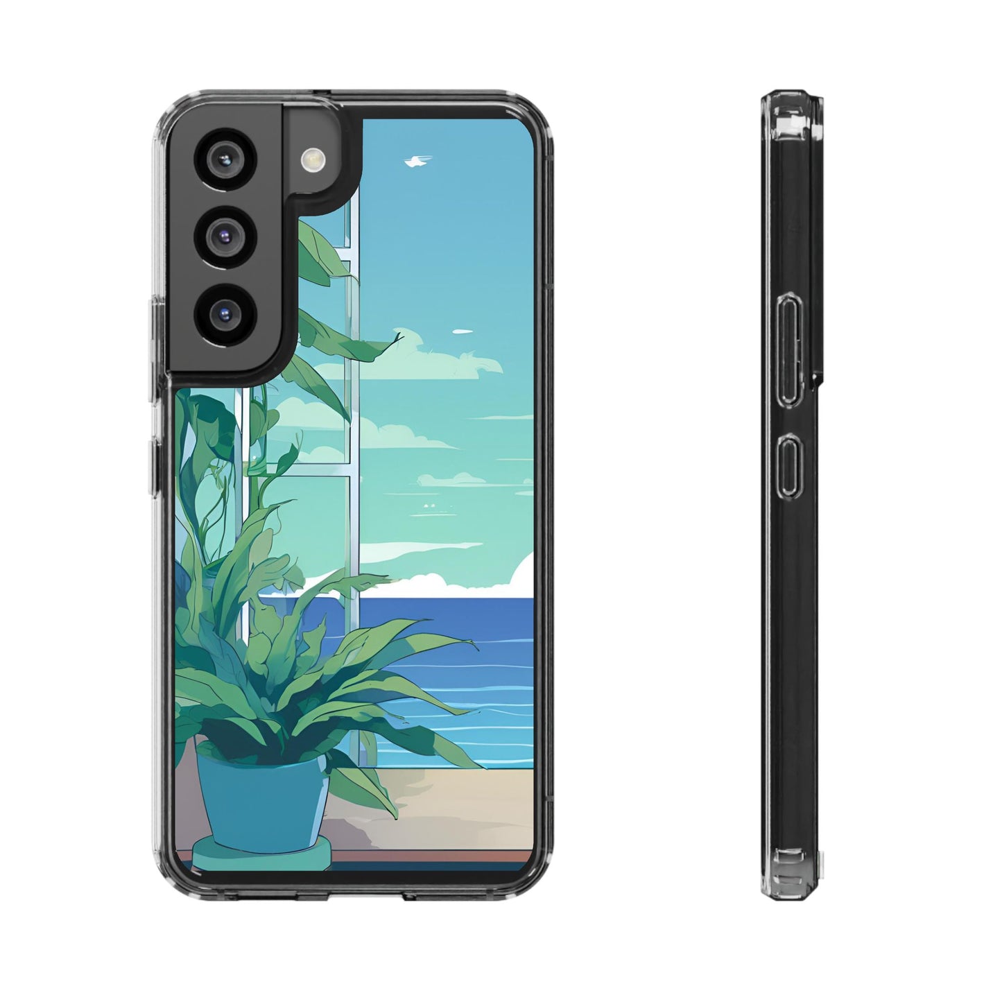 Tropical Ocean Clear Phone Case - Perfect Gift for Nature Lovers
