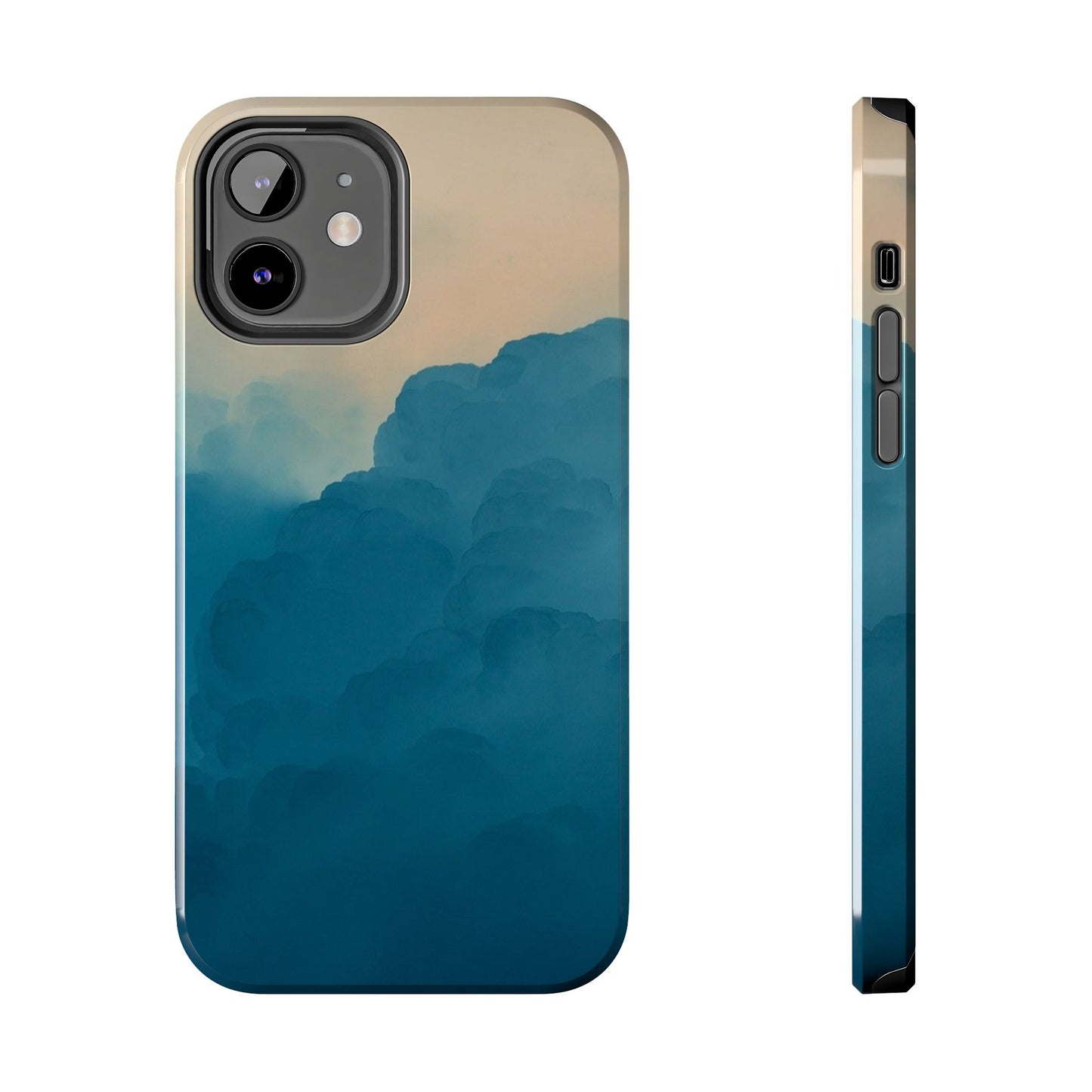 Serene Cloud Tough Phone Case - Durable Protection with Soothing Aesthetic