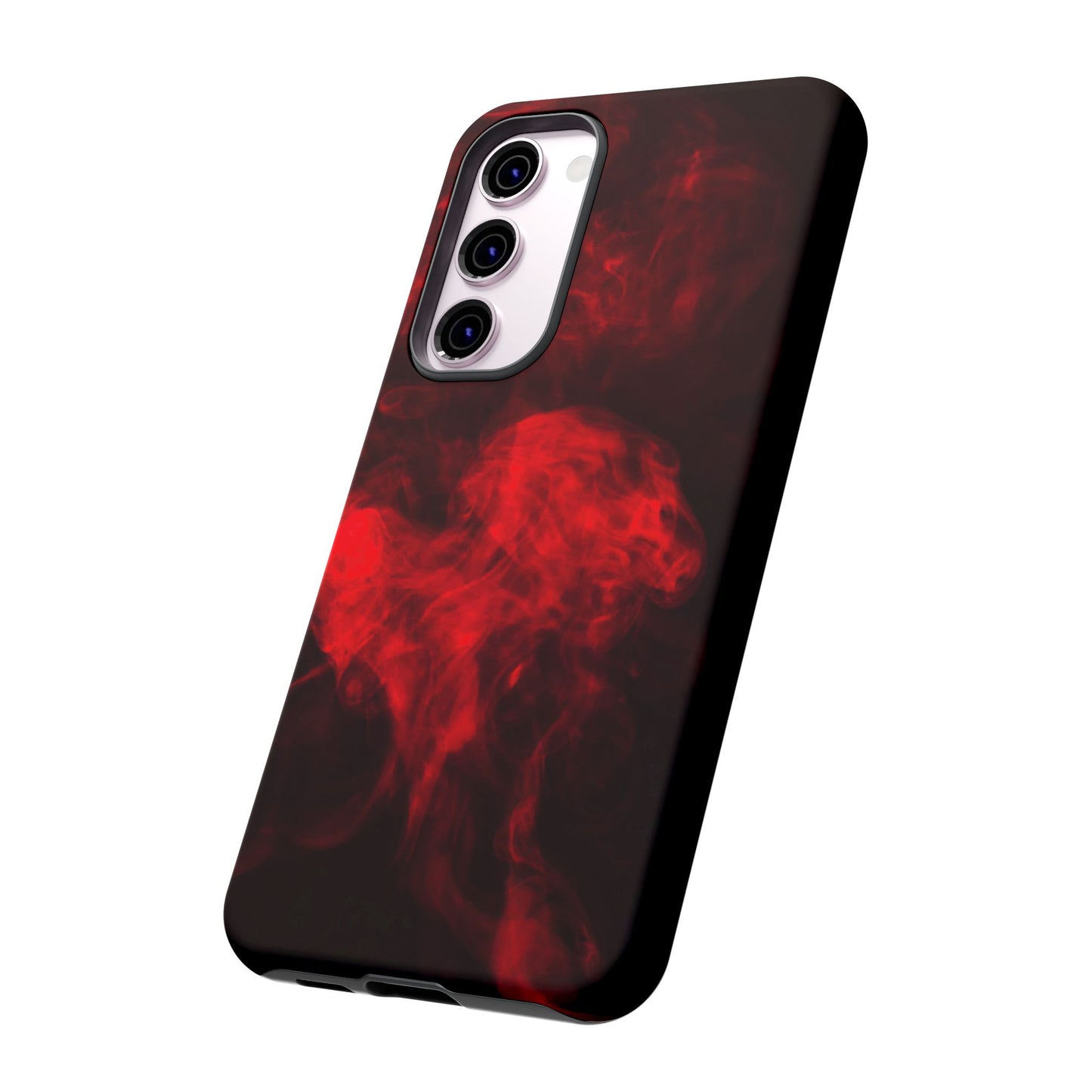 Bold Red Smoke Phone Case – Tough Cases for Protection and Style