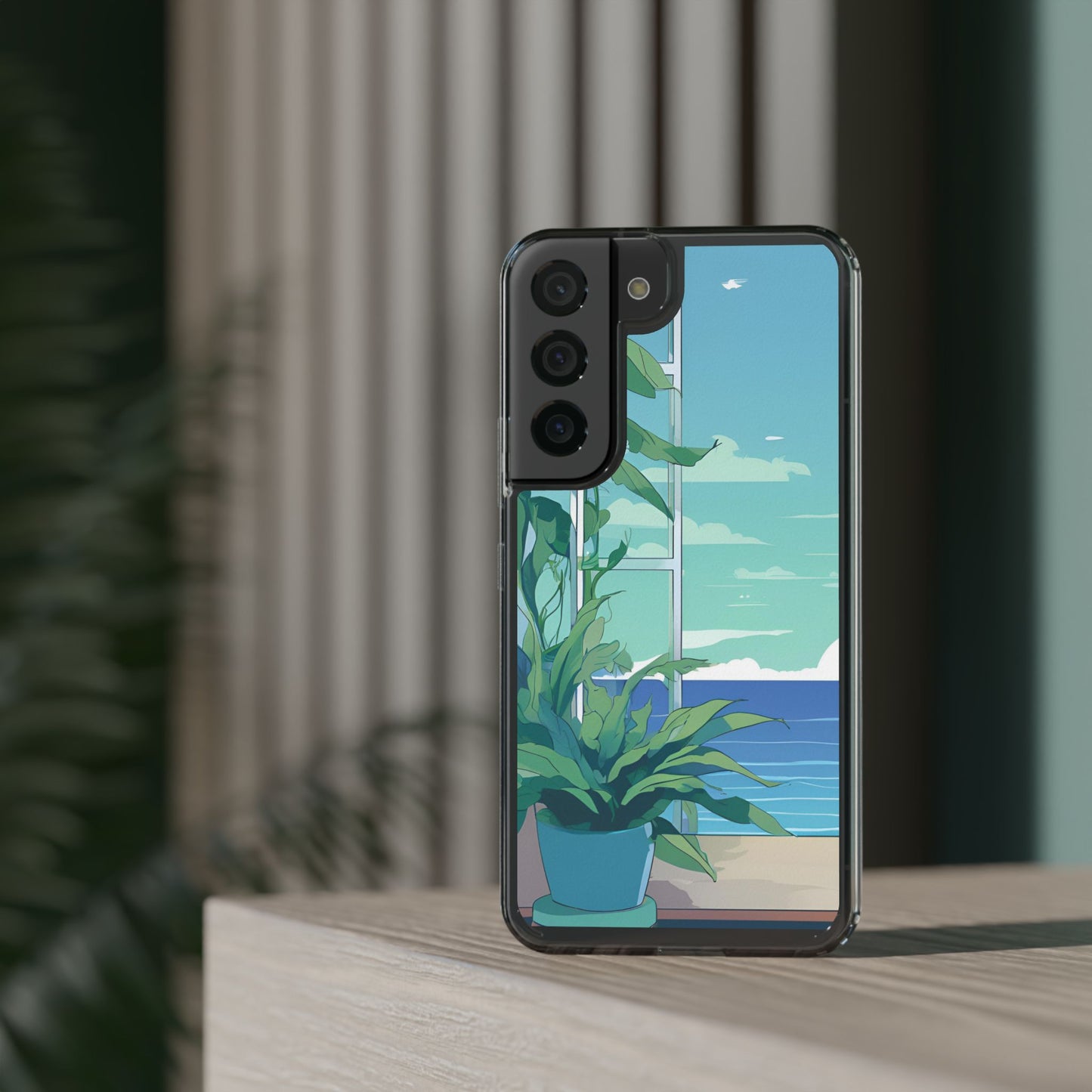 Tropical Ocean Clear Phone Case - Perfect Gift for Nature Lovers