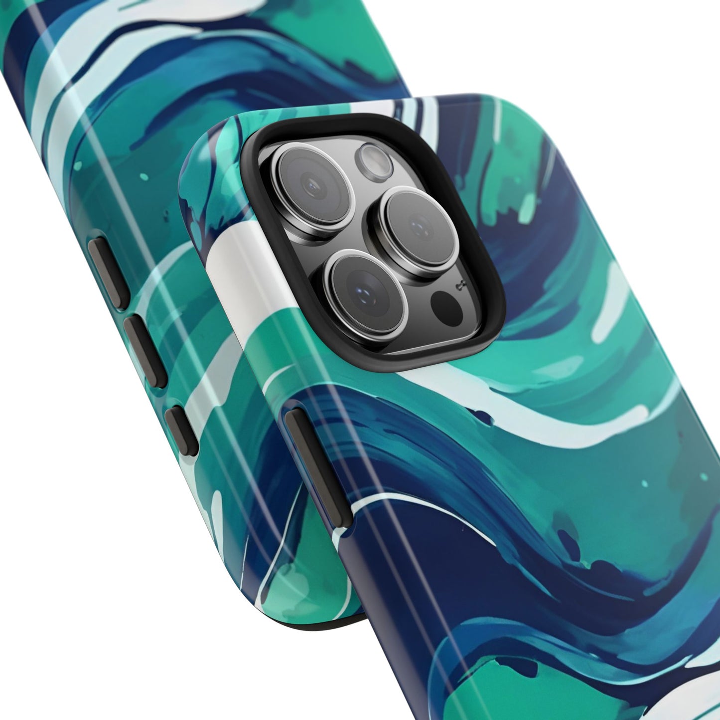 Ocean Wave Tough Phone Case - Durable Protection