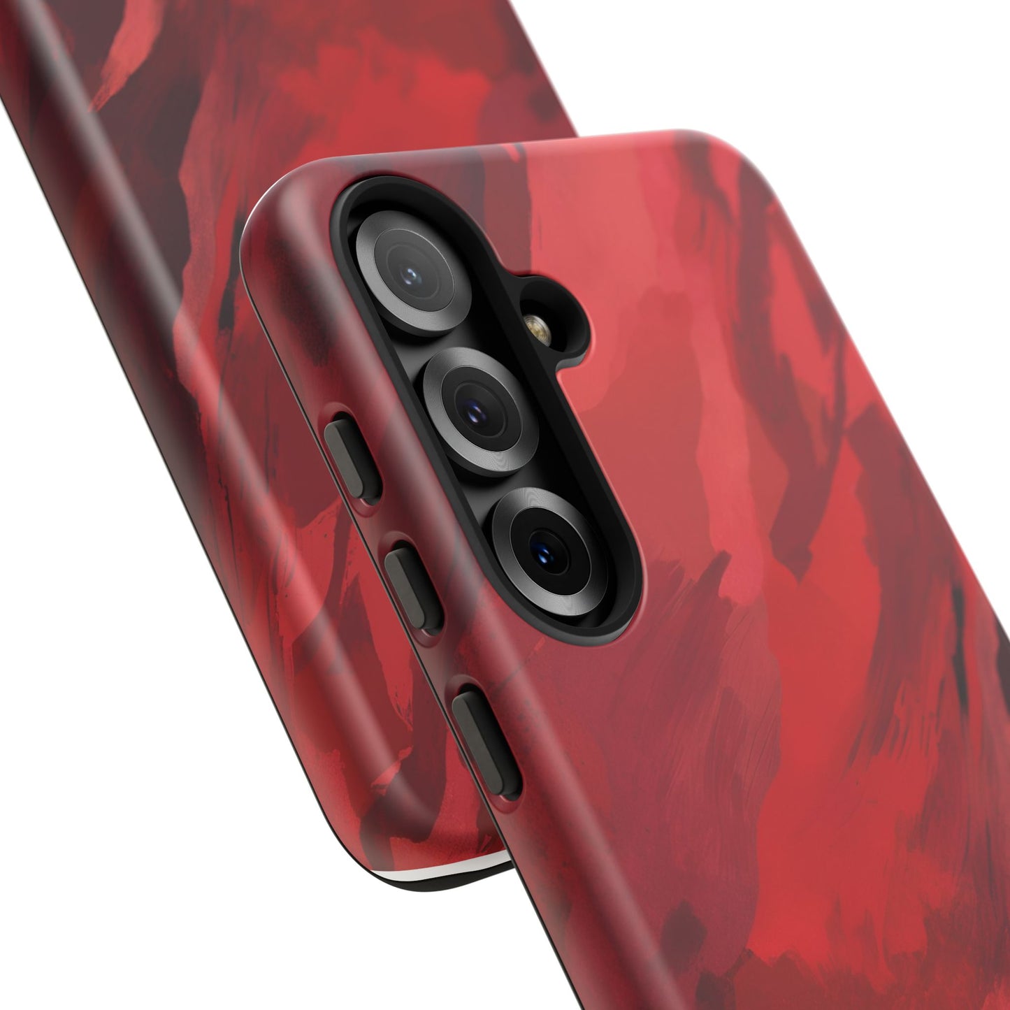 Bold Red Abstract Phone Case - Stylish Protection for Your Phone