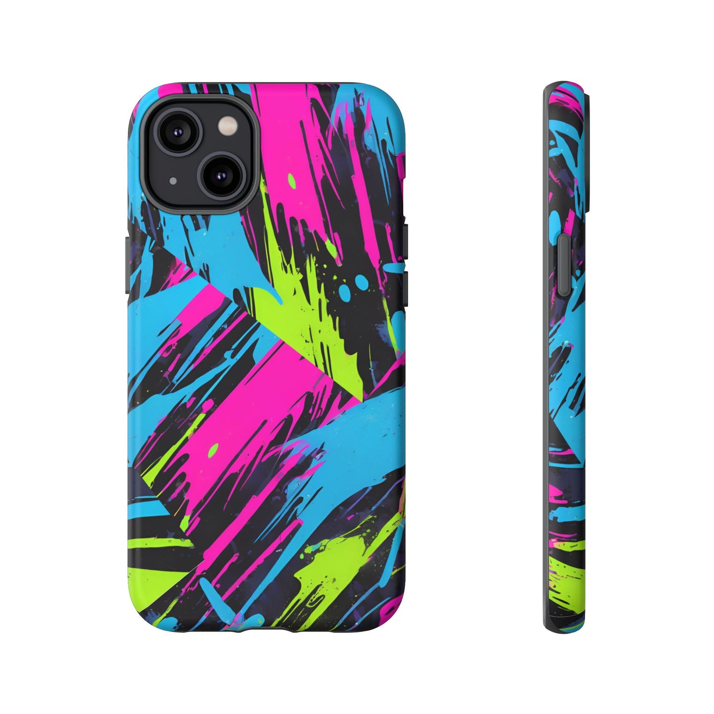 Vibrant Phone Case - Tough Cases with Bold Color Burst Design