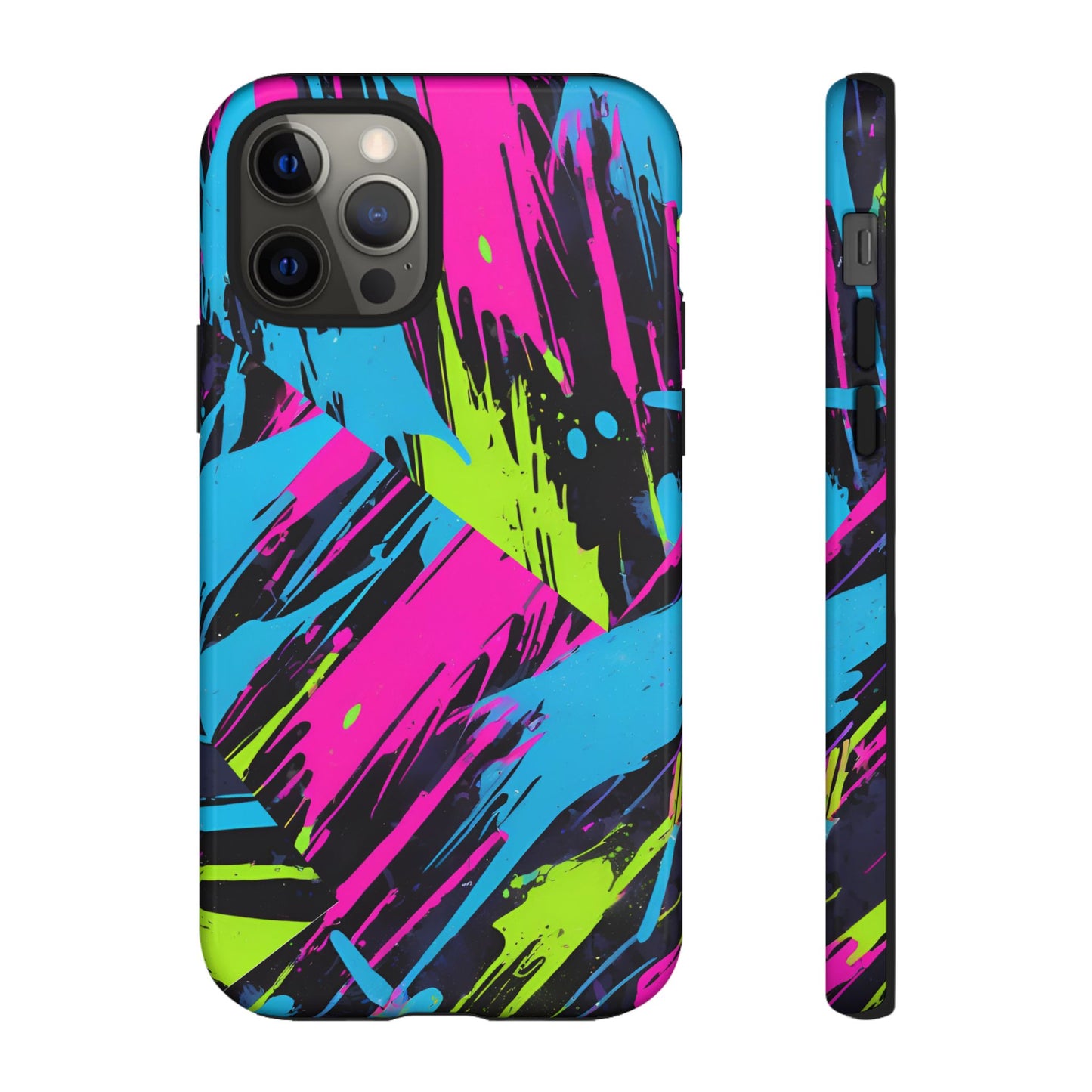 Vibrant Phone Case - Tough Cases with Bold Color Burst Design