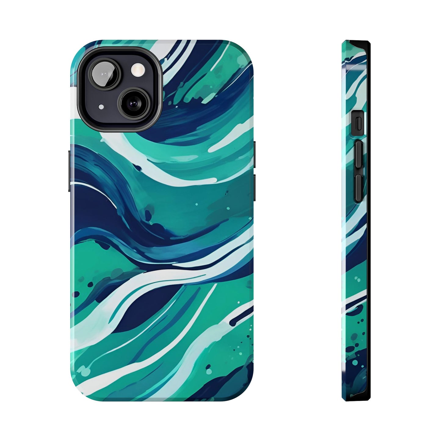 Ocean Wave Tough Phone Case - Durable Protection
