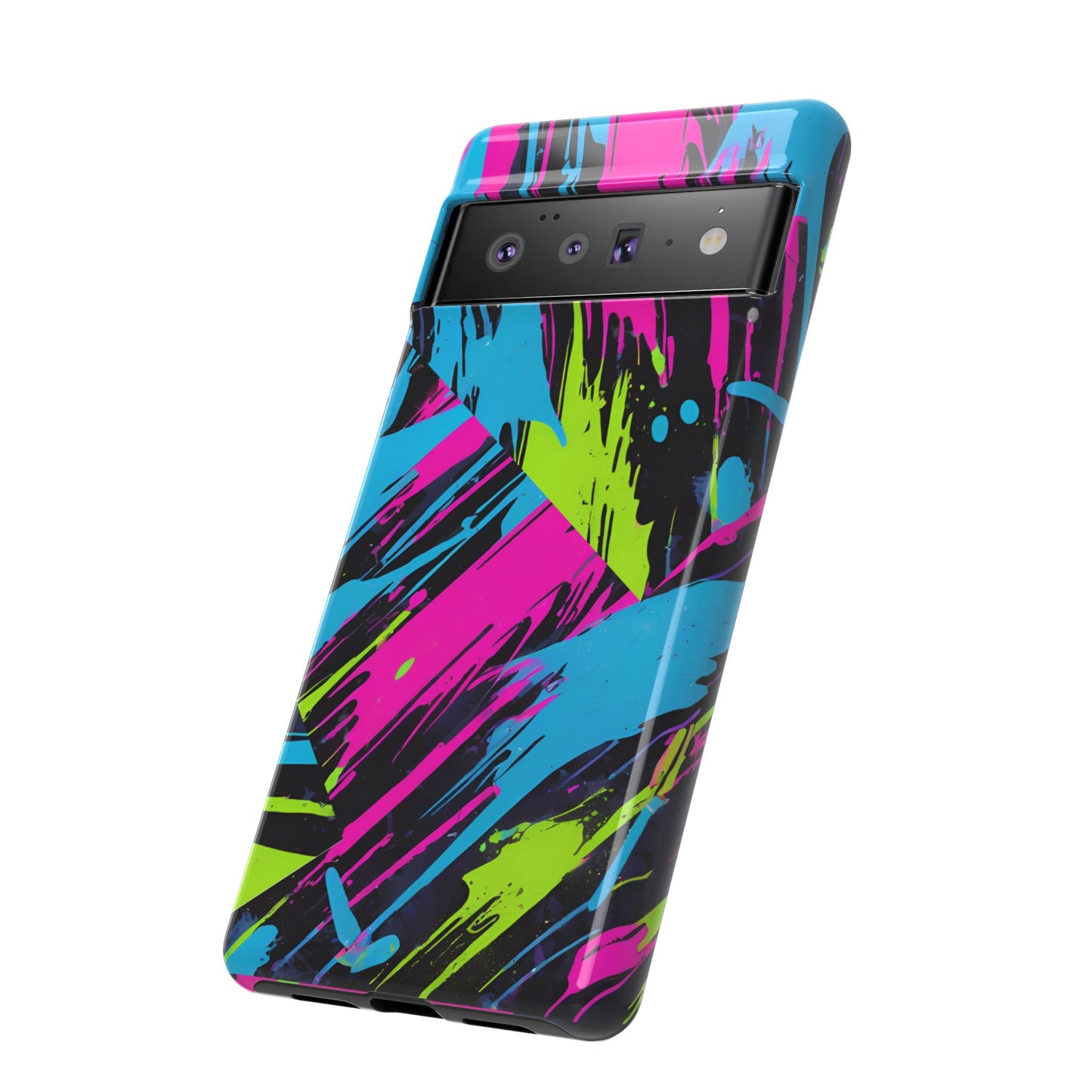 Vibrant Phone Case - Tough Cases with Bold Color Burst Design