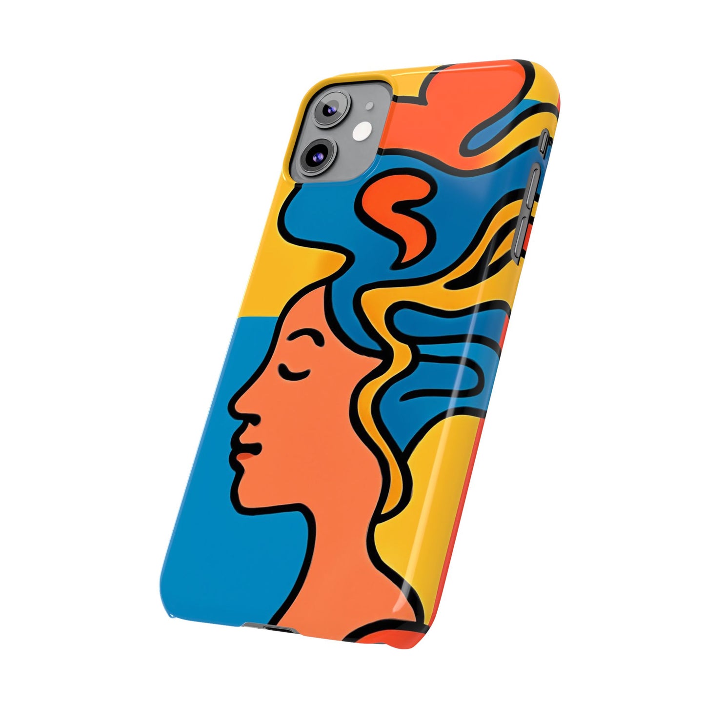Stylish Slim Phone Cases with Colorful Abstract Design