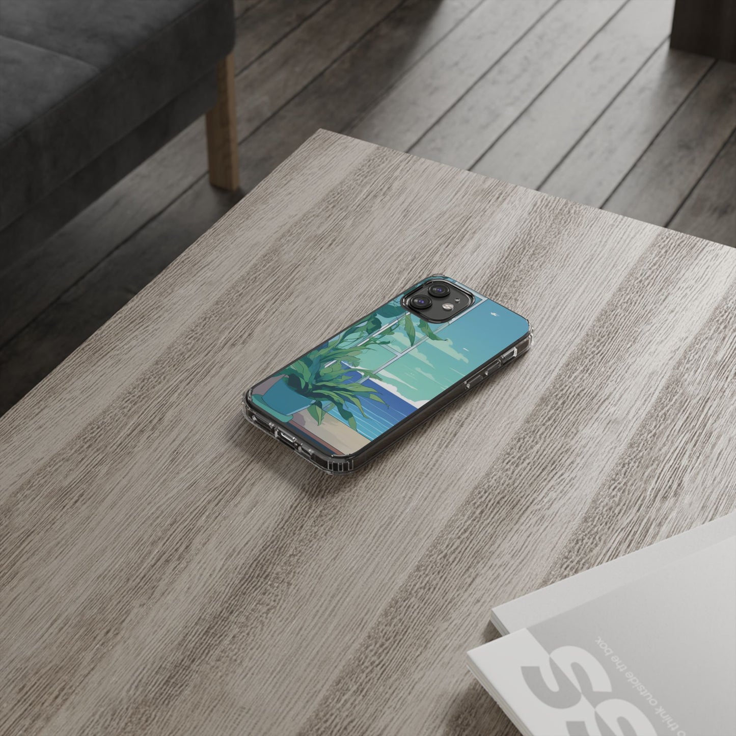 Tropical Ocean Clear Phone Case - Perfect Gift for Nature Lovers