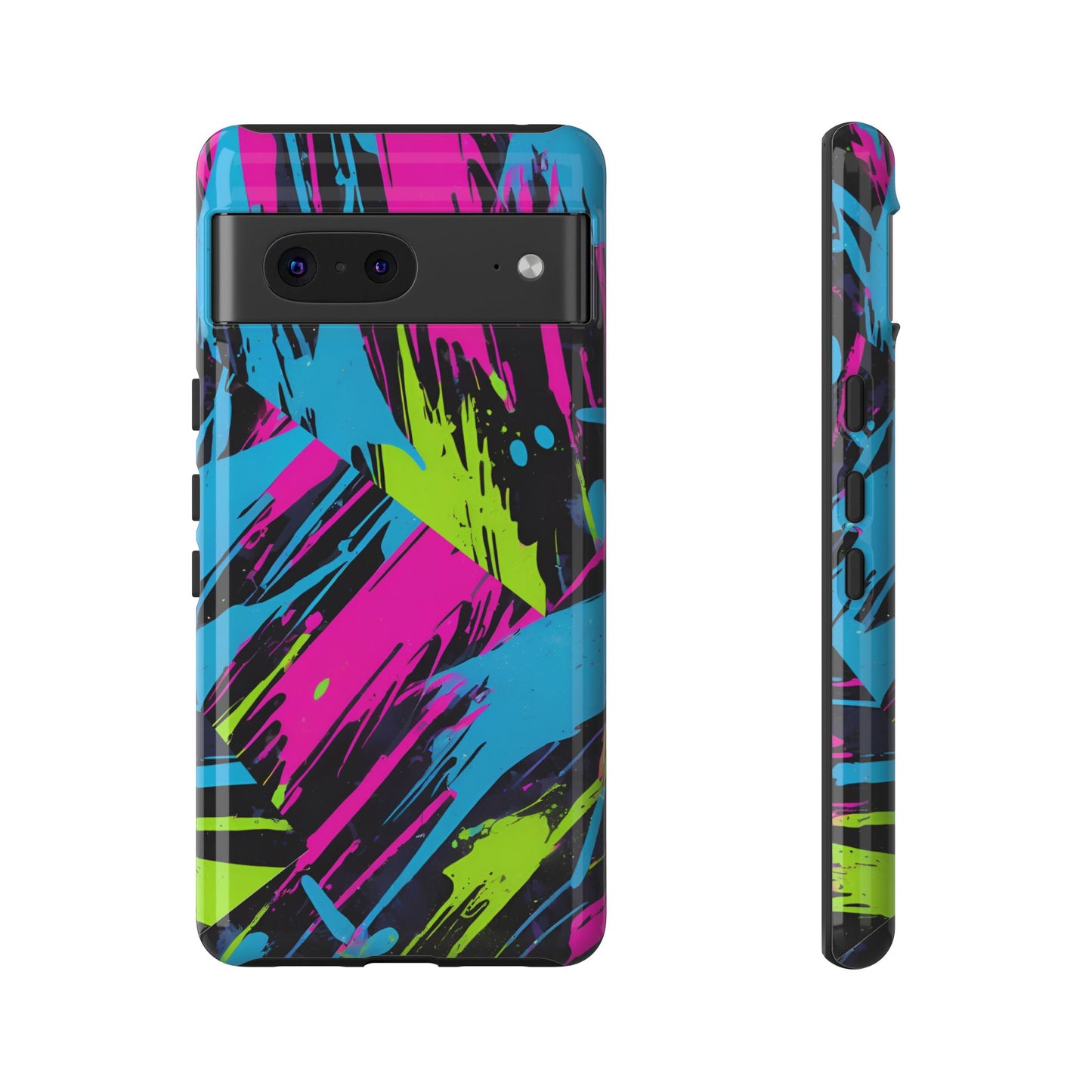 Vibrant Phone Case - Tough Cases with Bold Color Burst Design
