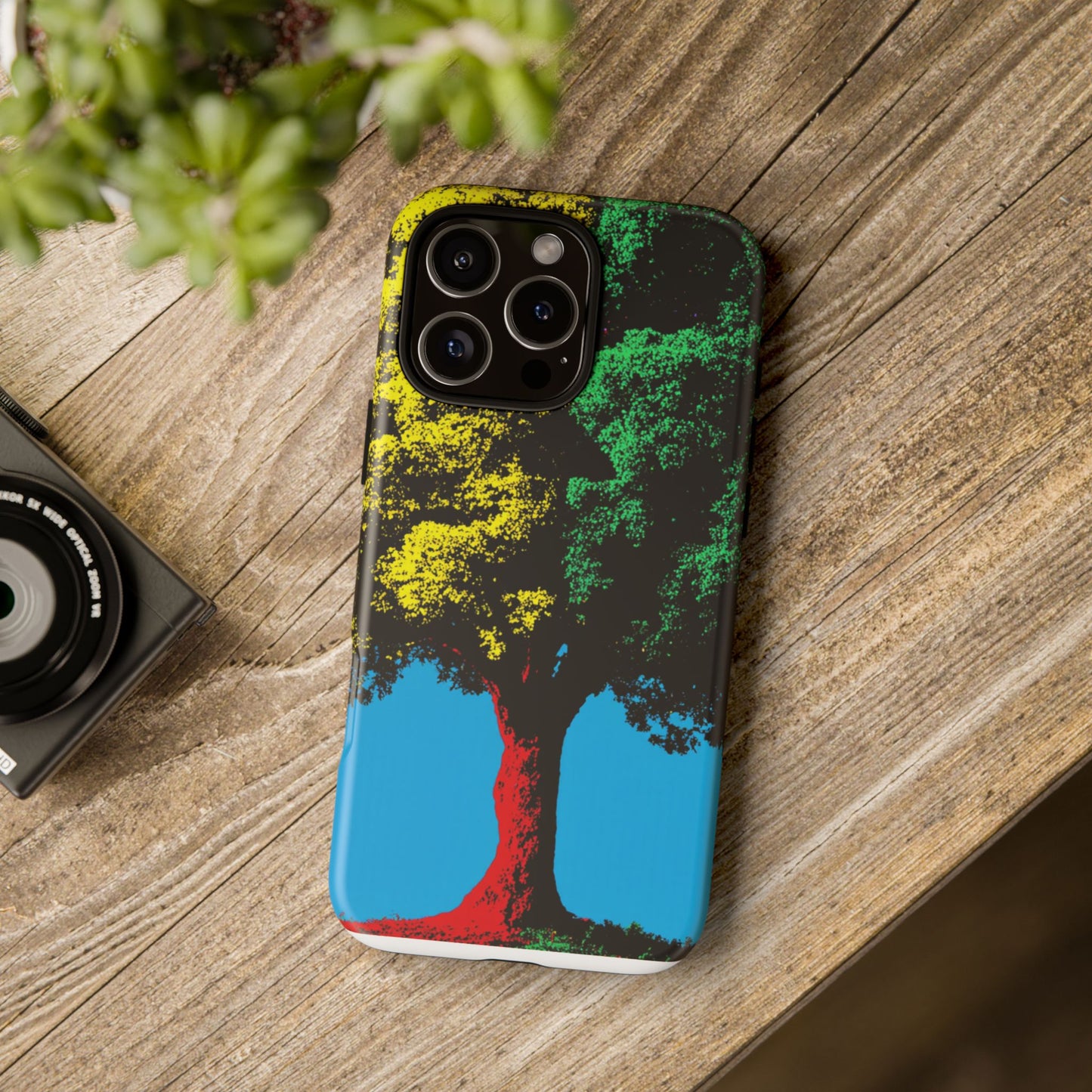 Phone Case - Vibrant Tree Design
