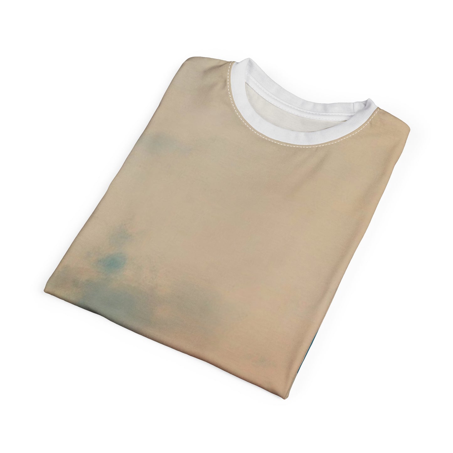 Sky-Inspired Unisex Cut & Sew Tee – Cloudy Aesthetic T-Shirt for Nature Lovers
