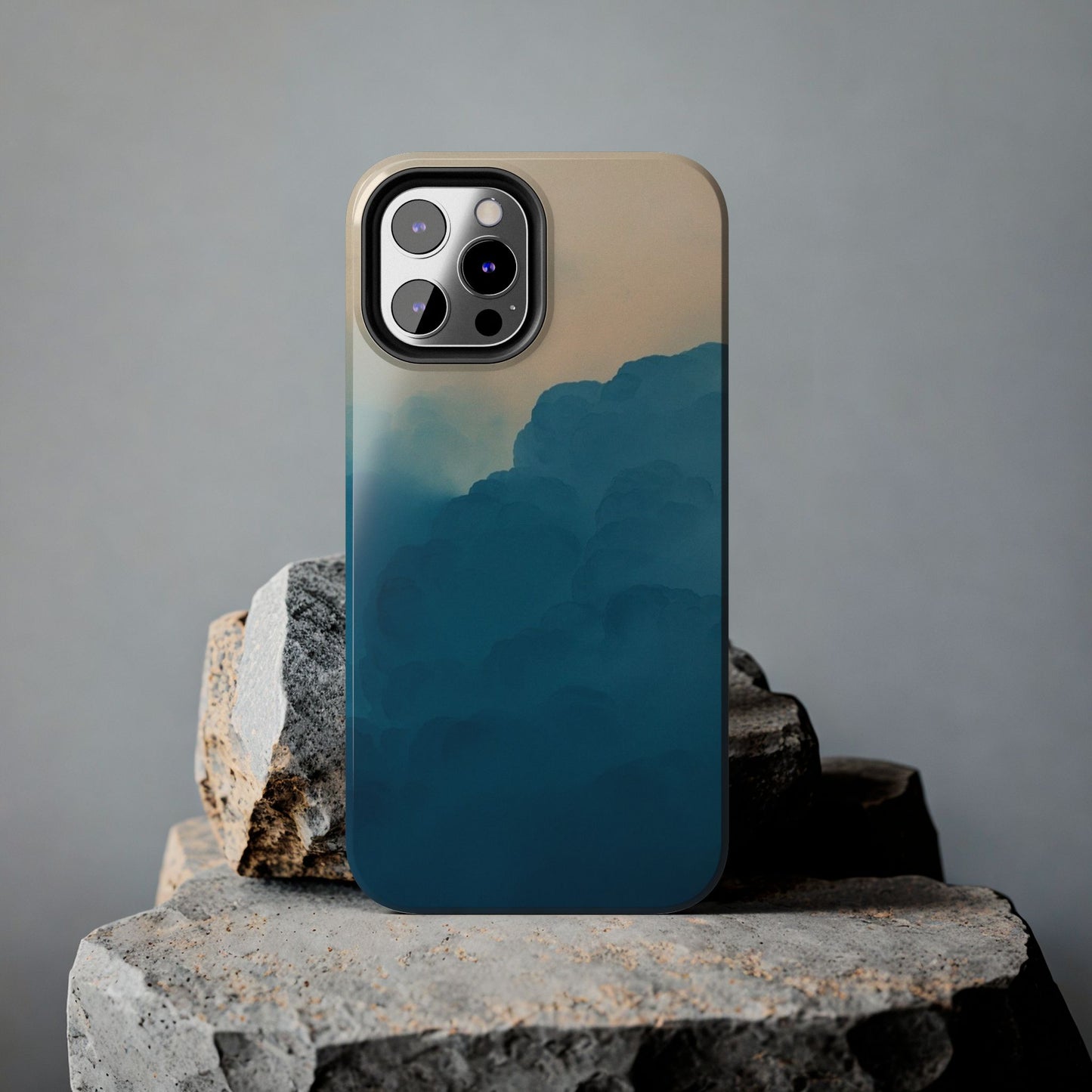Serene Cloud Tough Phone Case - Durable Protection with Soothing Aesthetic