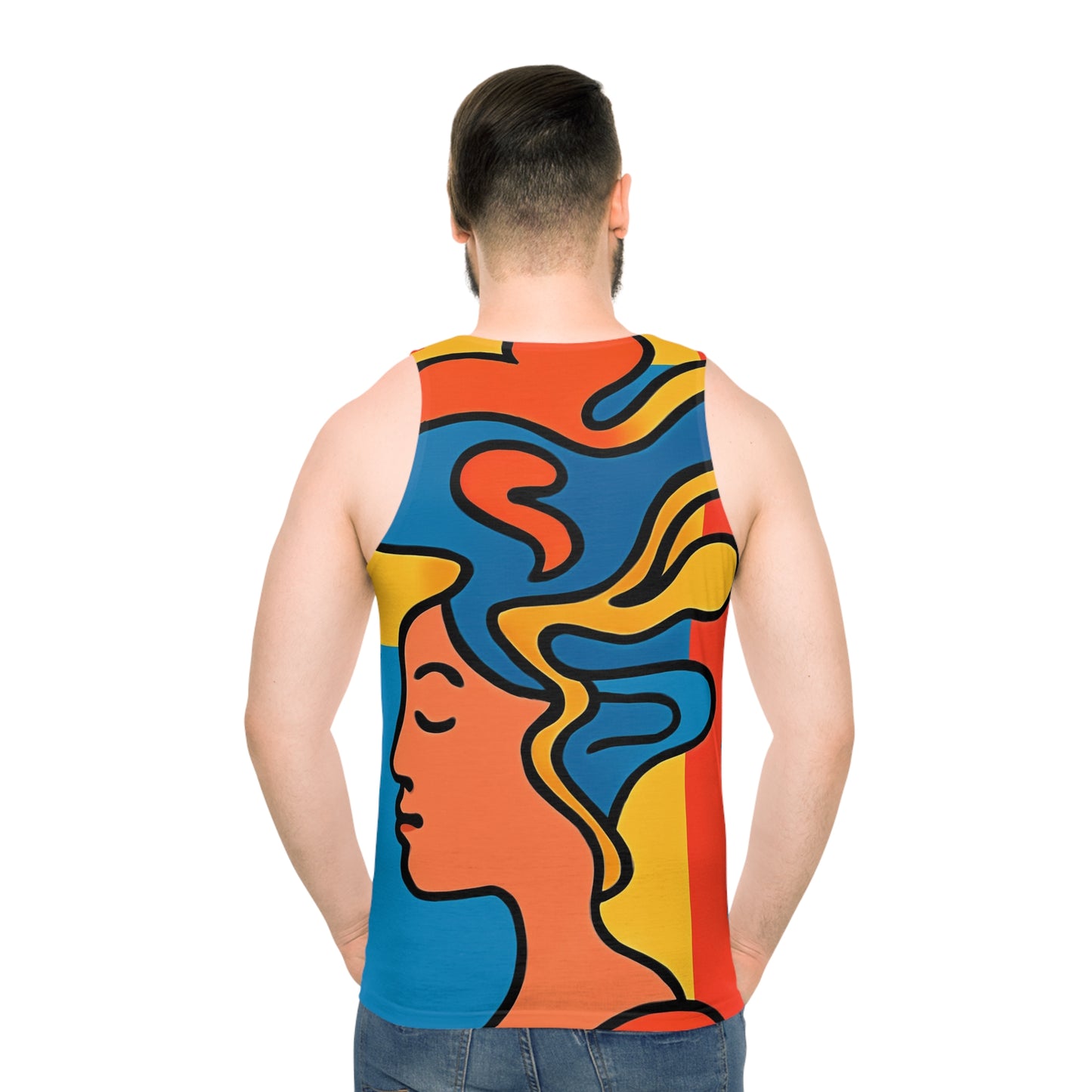 Unisex Tank Top - Abrstaract Design