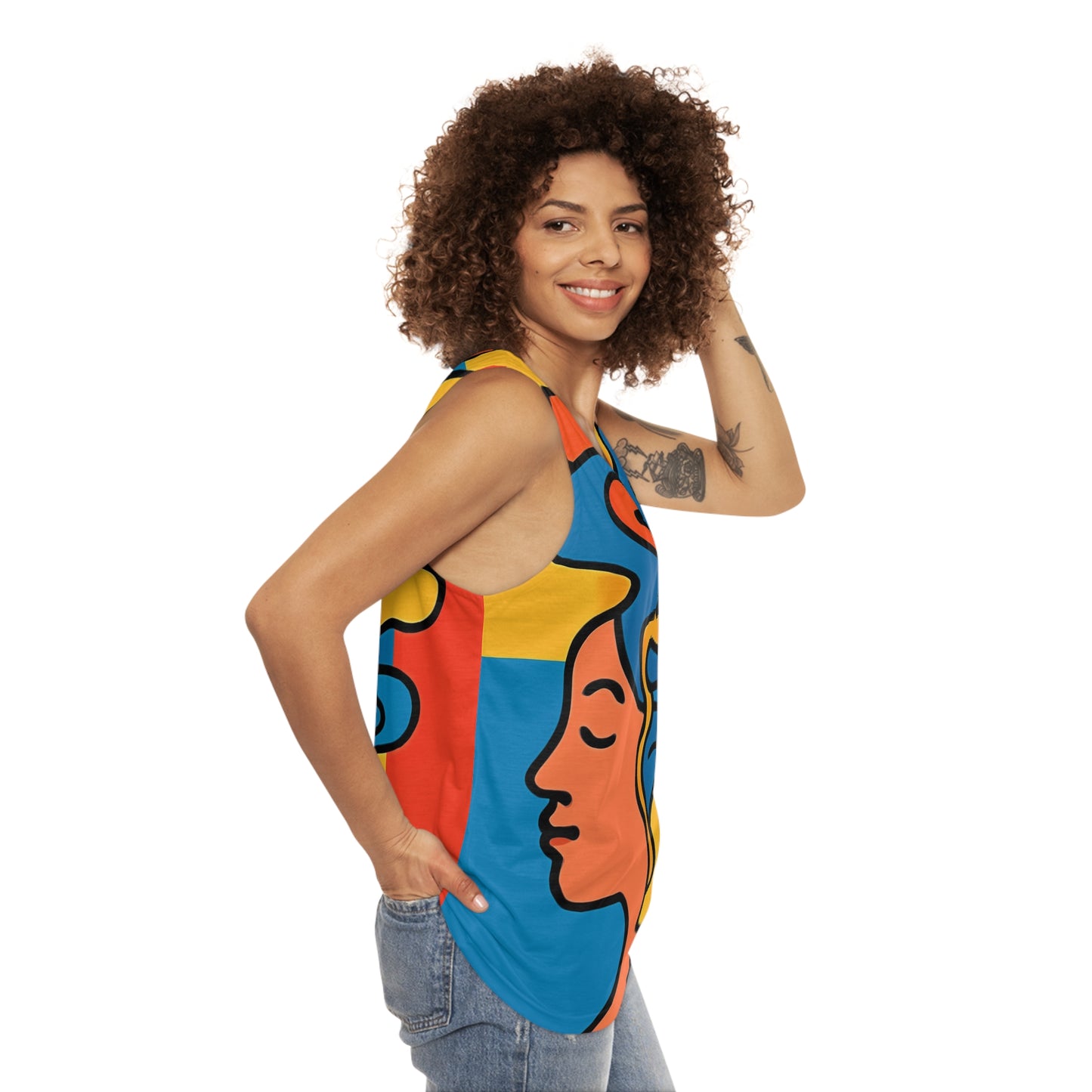 Unisex Tank Top - Abrstaract Design