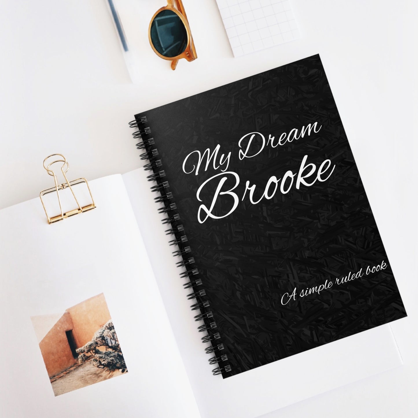 Personalized Spiral Notebook - 'My Dream Brooke' - Perfect for Students & Writers