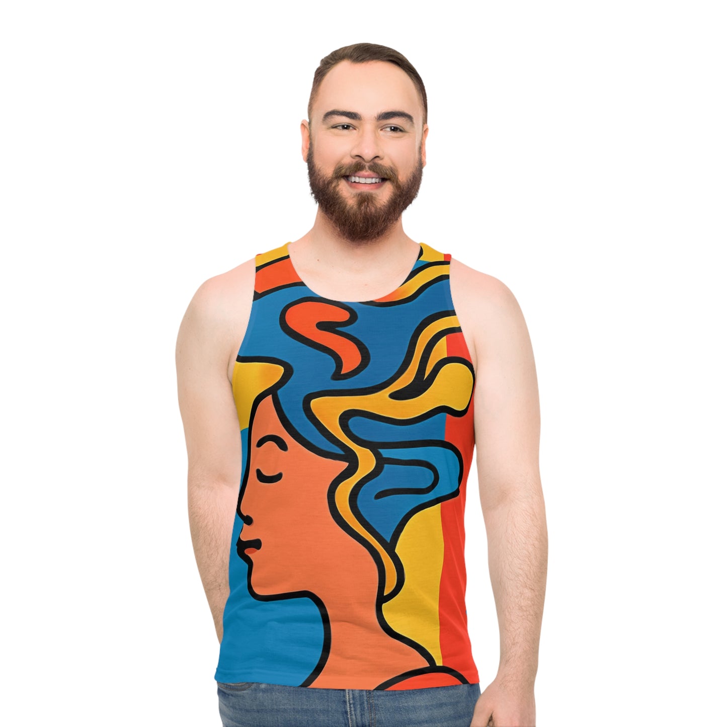 Unisex Tank Top - Abrstaract Design