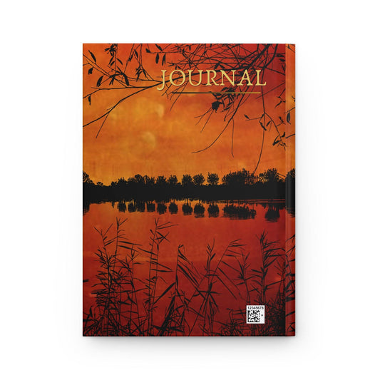 Sunset Reflection Hardcover Journal - Inspiring Nature-Themed Notebook for Writers and Dreamers