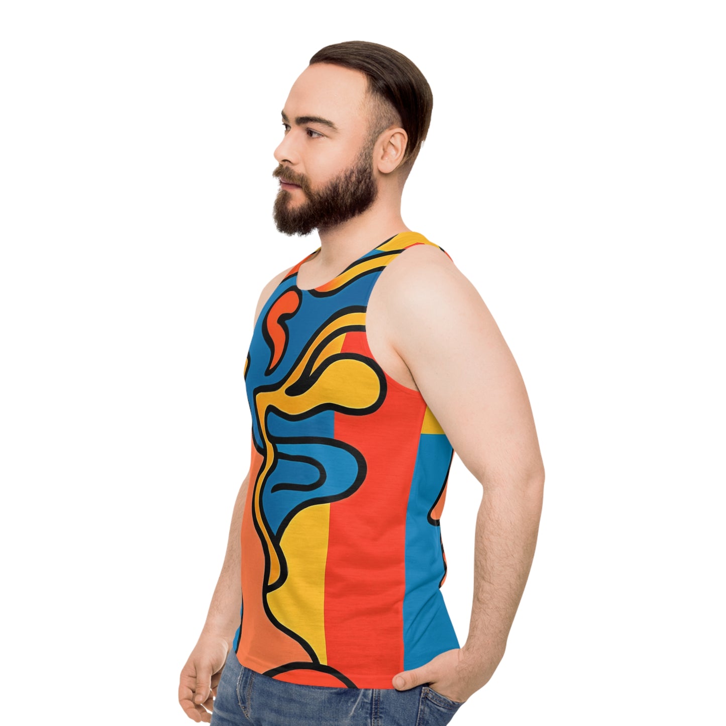 Unisex Tank Top - Abrstaract Design